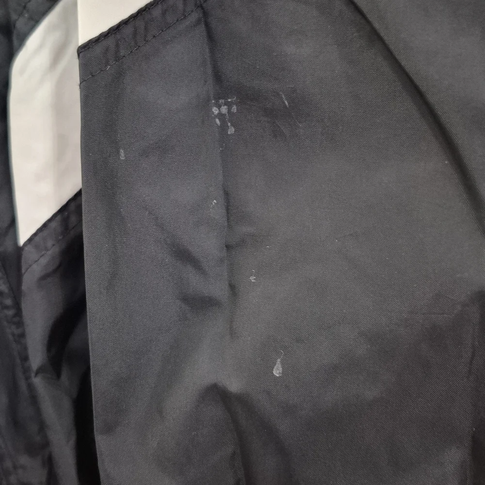 ADIDAS Vintage 90s Windbreaker Jacket Black Blue Medium